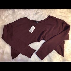 Cropped sweatshirt size M